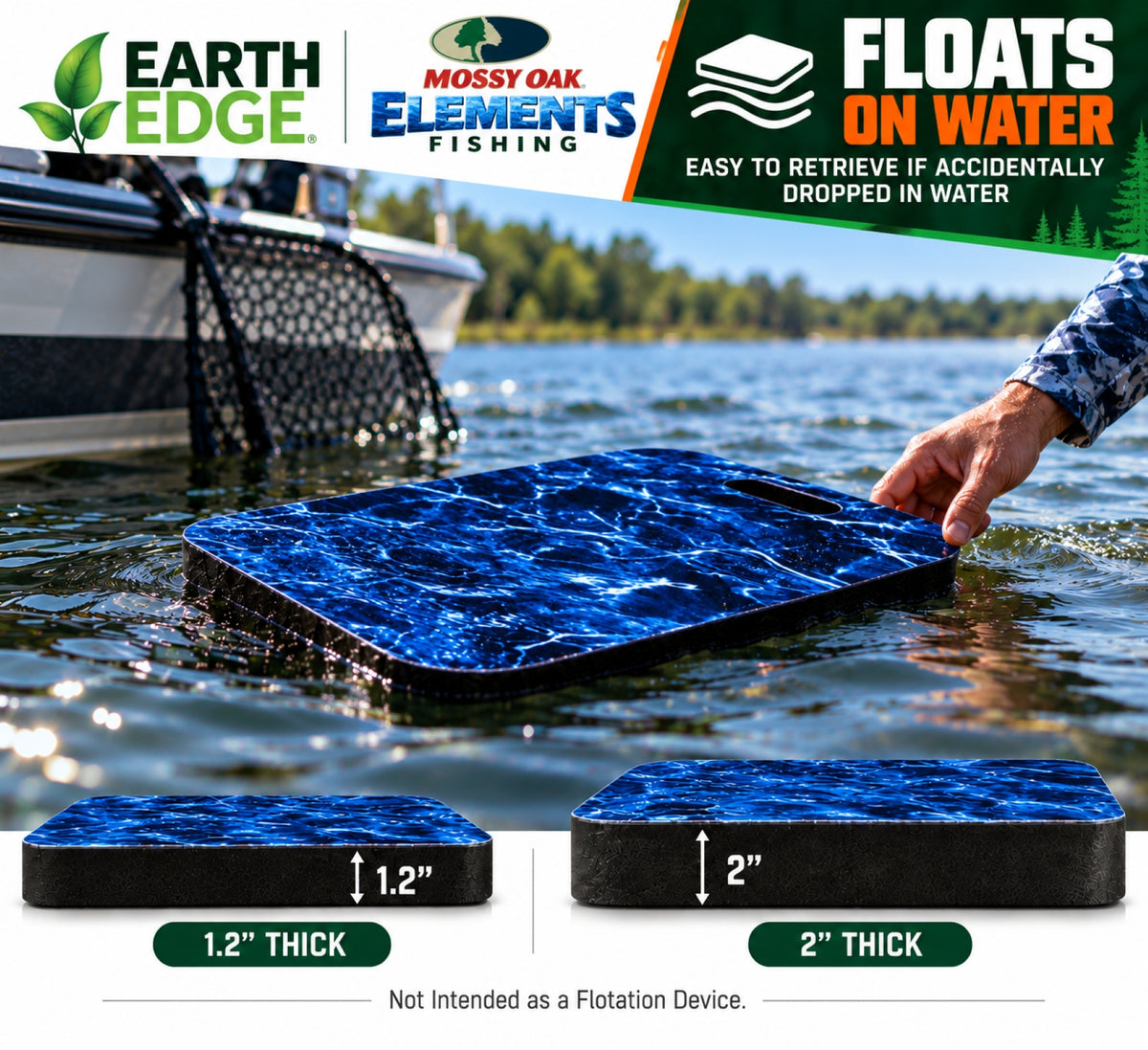 Mossy Oak Elements Aqua Fishing Pads