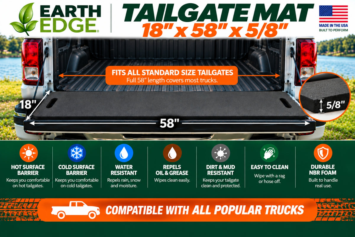 Tailgate Mat 18"x58"x.625"