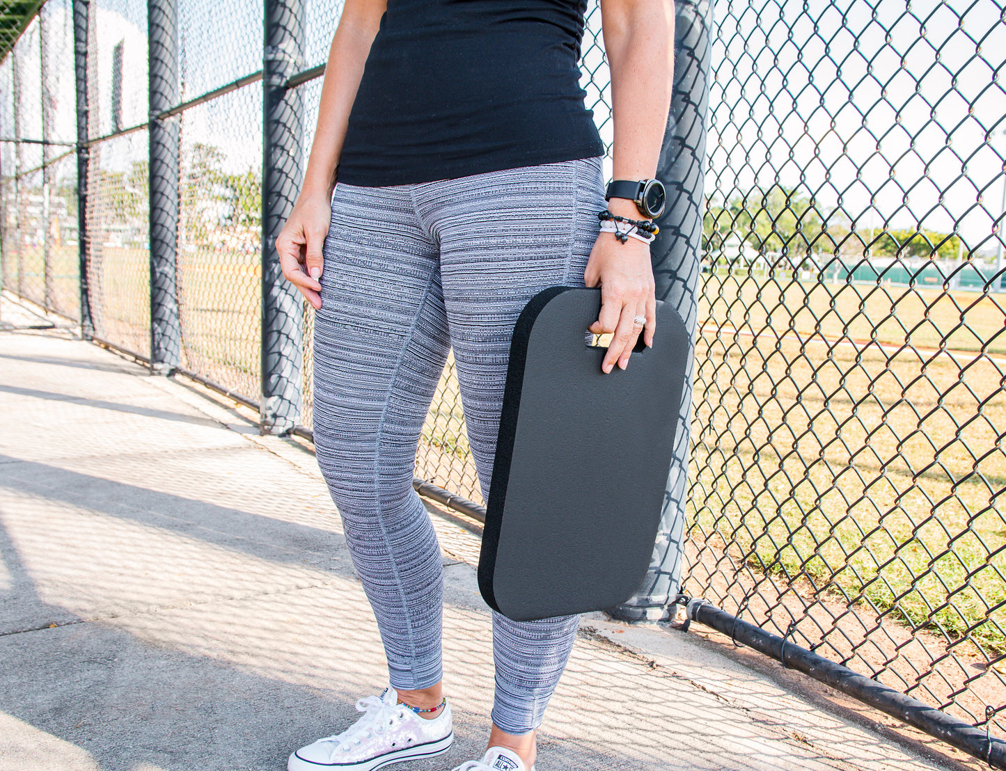 Earth Edge Stadium Cushion – 10"x15"x1" Foam Seat Pad for Bleachers, Sports, Camping & Outdoor Events