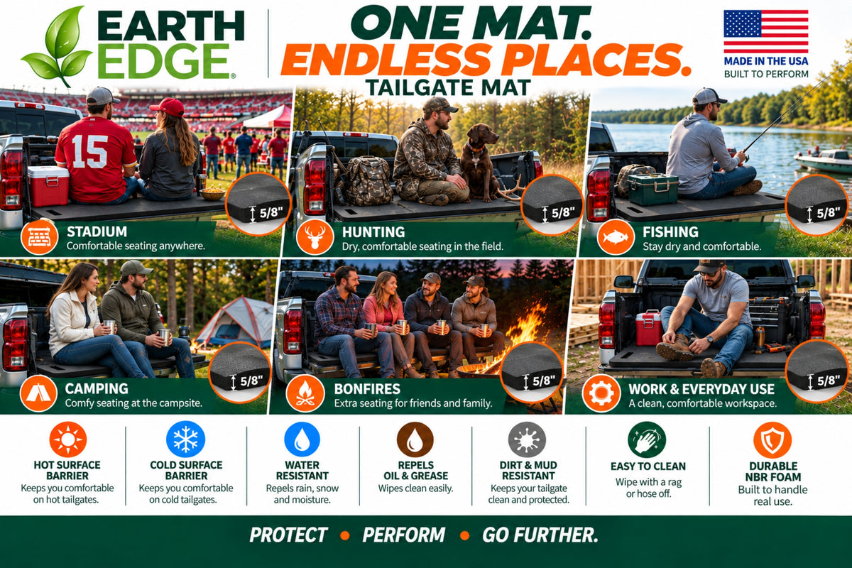 Tailgate Mat 18"x58"x.625"