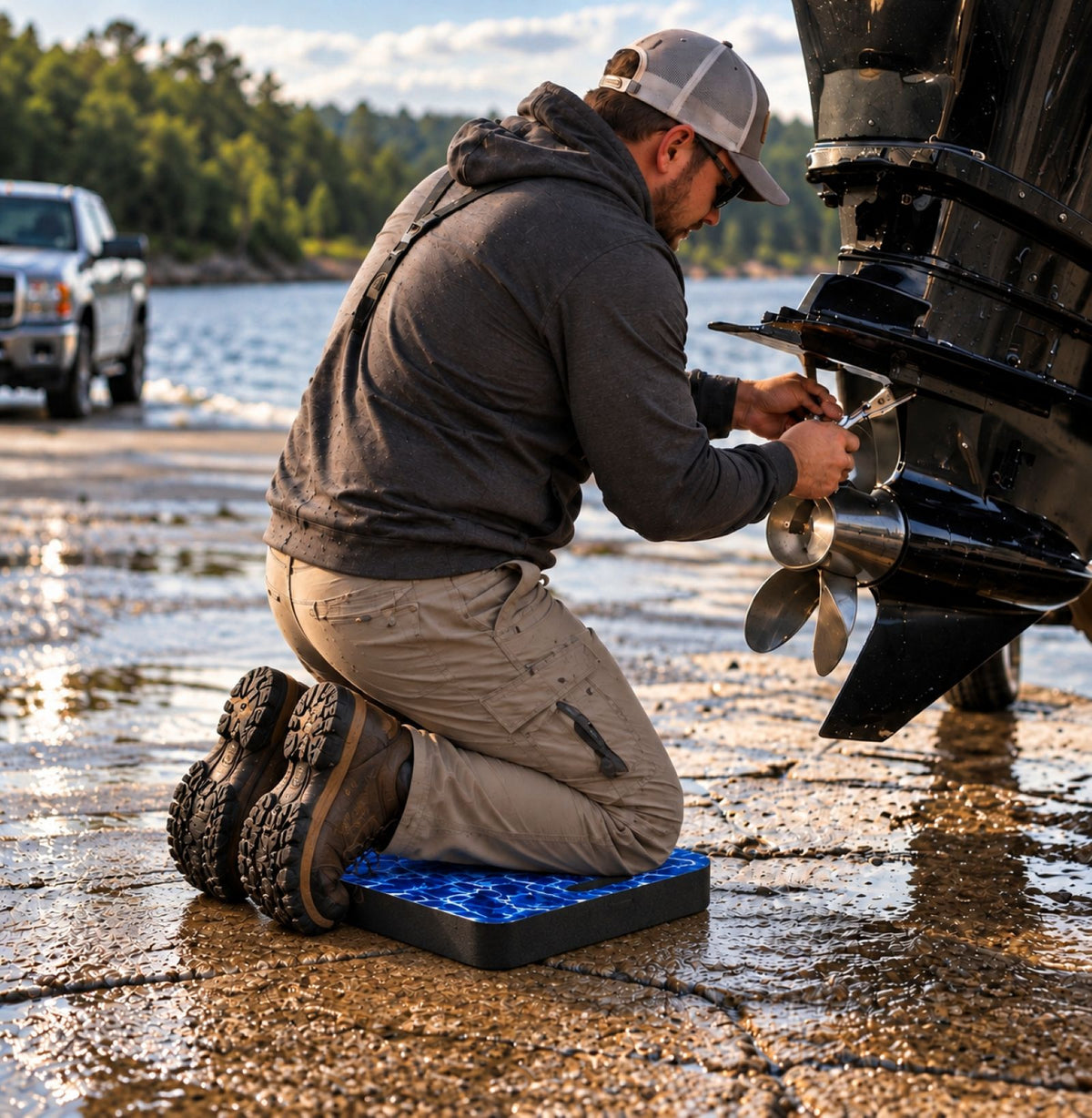 Mossy Oak Elements Aqua Fishing Pads