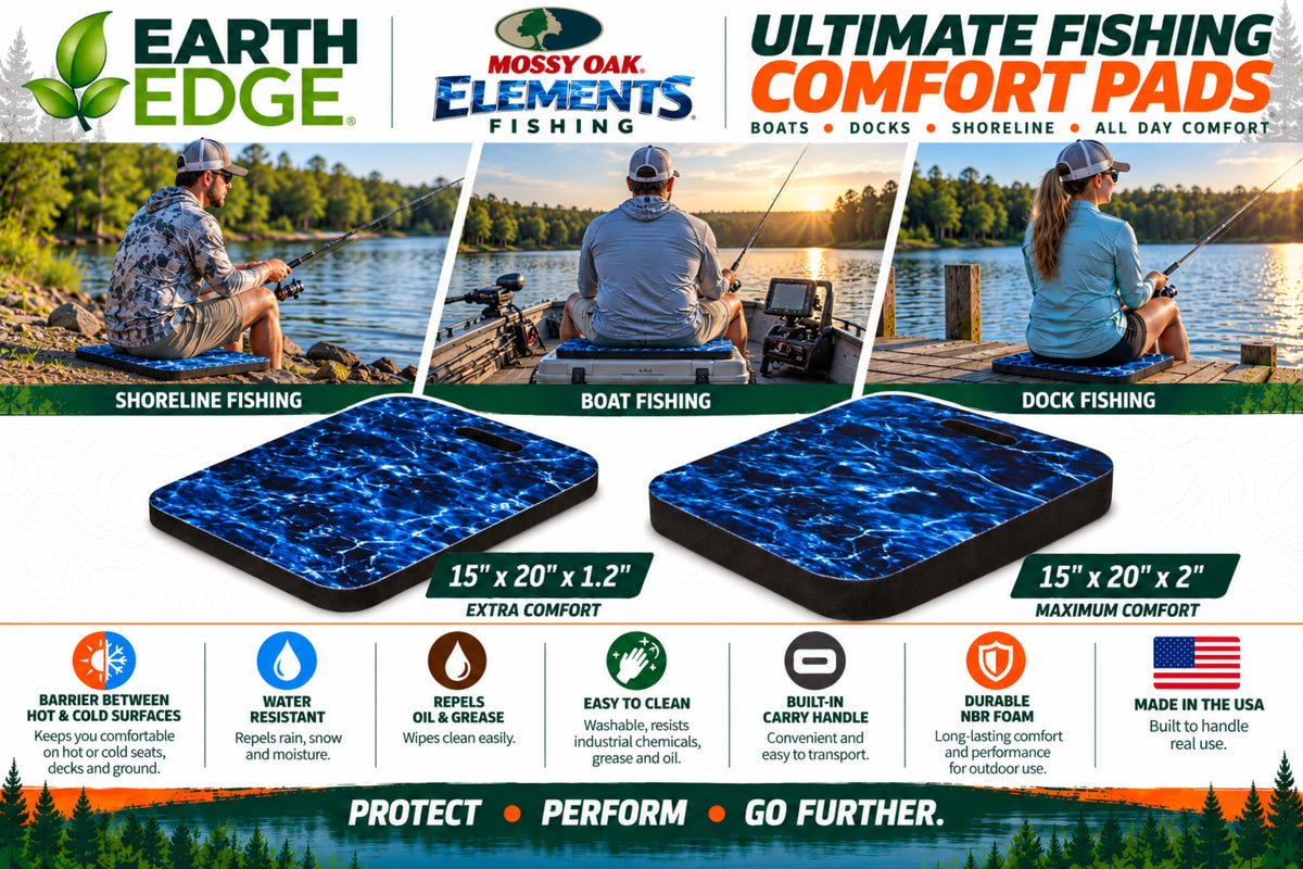 Mossy Oak Elements Aqua Fishing Pads